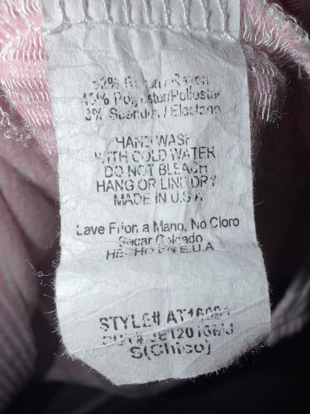 ADORA Pink and White Striped Knit Tee - Picture 8 of 8